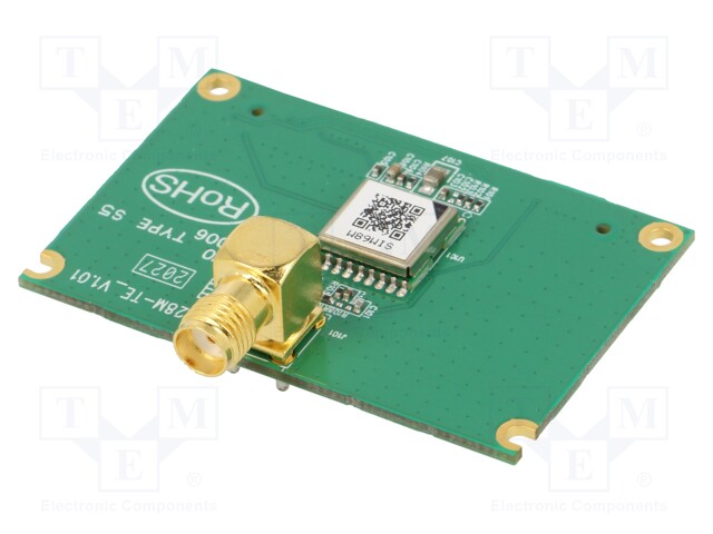 Dev.kit: evaluation; PPS,UART; SIM68M; SMA; Protocol: NMEA