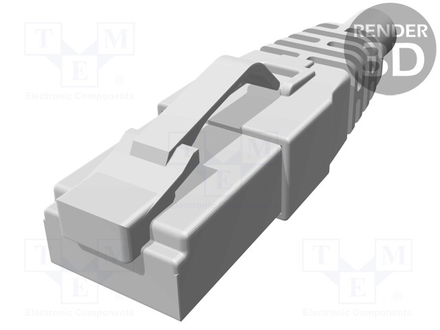 Plug; RJ45; PIN: 8; Cat: 6a; shielded; Layout: 8p8c; Øcable: 6.1÷6.9mm