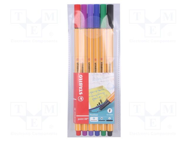 Fineliner; 6pcs.