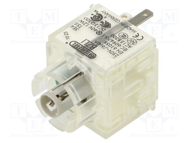 Contact block; -30÷70°C; Illumin: yes; IP00; Contacts: NO; 3mm