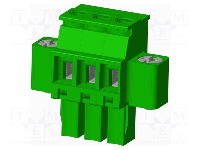 Connector: pluggable terminal block; plug; female; angled 90°