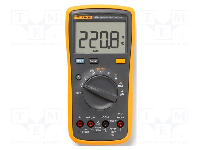 Digital multimeter; LCD; (4000); VDC: 4V,40V,400V,1kV