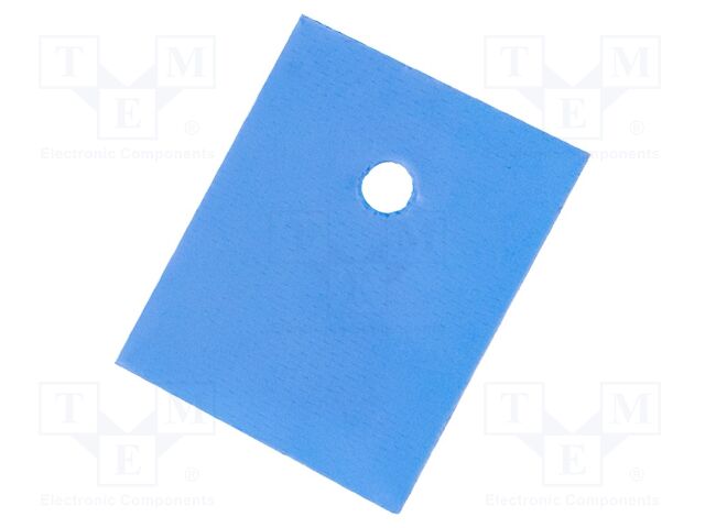 Tape: heat transfer; W: 18mm; L: 23mm; Thk: 0.3mm; 1.5W/mK; Pcs: 5