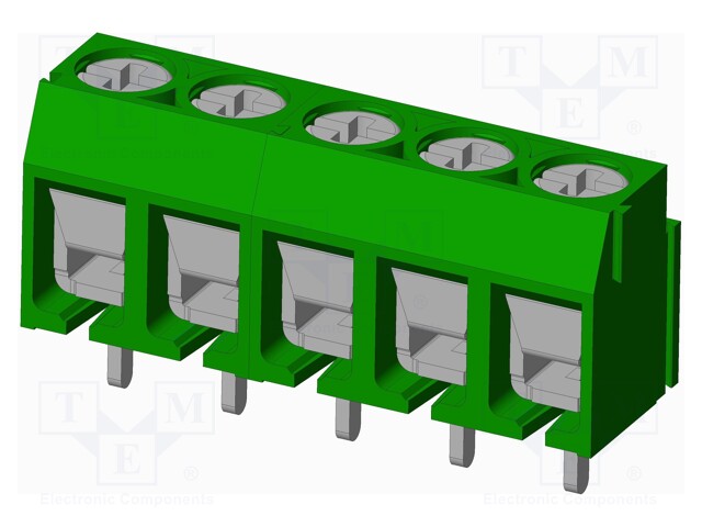 Connector: PCB terminal block; terminal; Plating: tinned; on PCBs