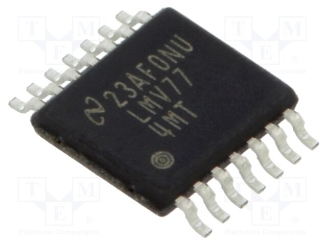 IC: operational amplifier; 3.5MHz; 2.7÷5.5V; Ch: 4; TSSOP14; tube