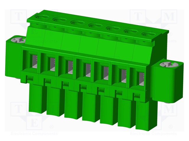 Connector: pluggable terminal block; plug; female; angled 90°