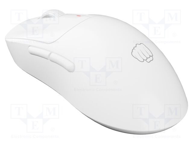Mouse; TANTO T4; white; USB A; wireless,optical; PnP,RGB; Len: 1.8m