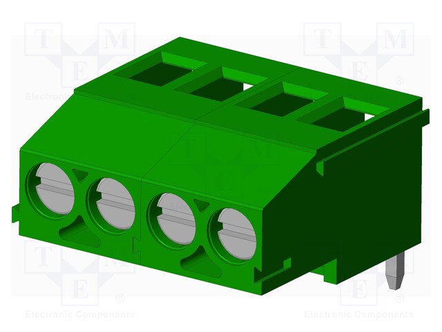 Connector: PCB terminal block; terminal; Plating: tinned; on PCBs