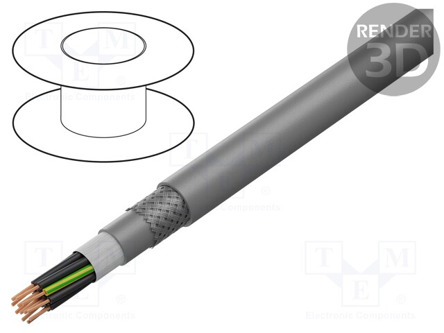 Wire: control cable; ÖLFLEX® FD CLASSIC 810 CP; 12G0,5mm2; PUR