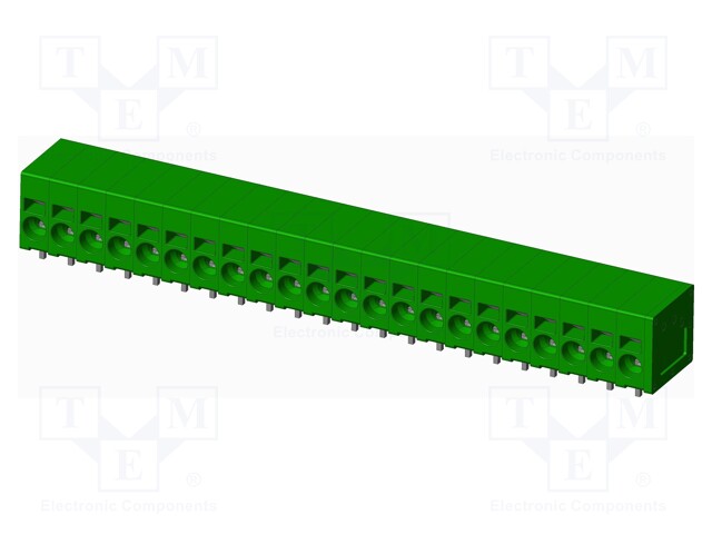 Connector: PCB terminal block; terminal; Plating: tinned; on PCBs