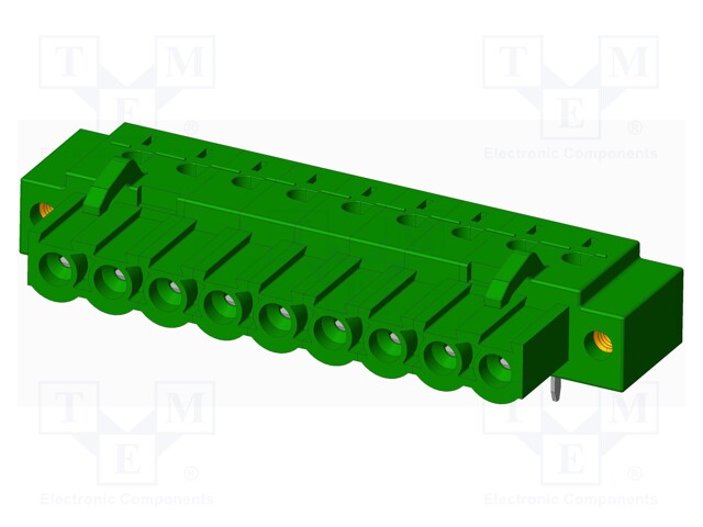 Connector: pluggable terminal block; socket; female; angled 90°