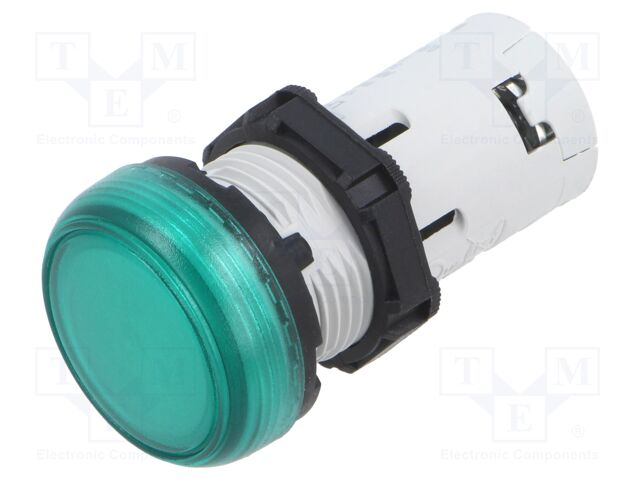 Control lamp; 12VAC; 12VDC; green
