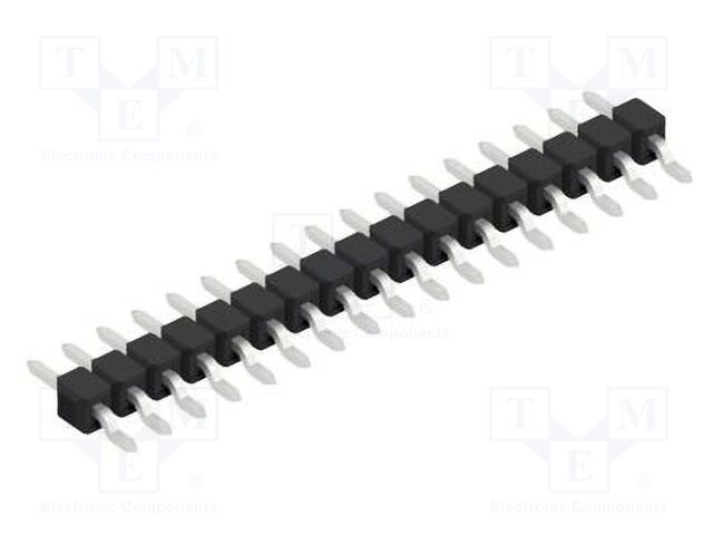 Connector: pin strips; pin header; male; PIN: 17; 2.54mm; SMT; 1x17