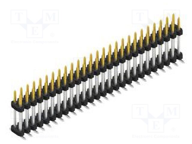 Connector: pin strips; pin header; male; PIN: 52; 2mm; SMT; 2x26
