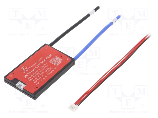 PCB protection; Li-Ion; 75x48x9mm; 35A; 11.1VDC