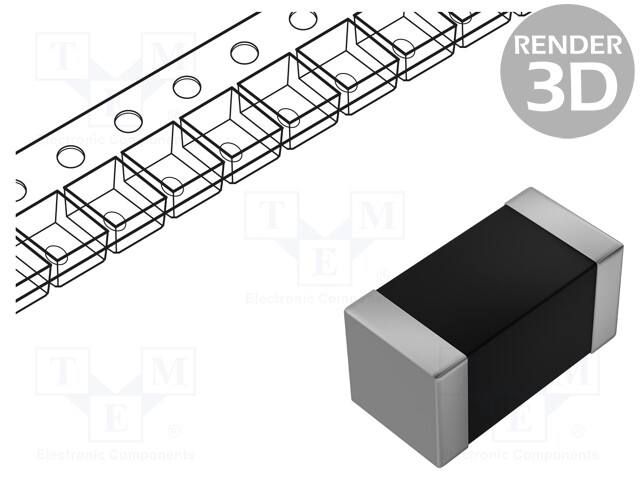 Varistor: metal-oxide; SMD; 1206; 4VAC; 5.5VDC; 0.4J; 150A; 3500pF