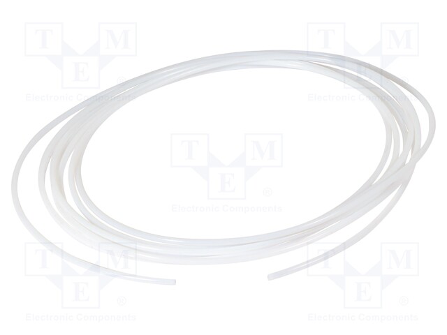 Connection lead; max.14bar; PTFE; 8mm; white; -70÷260°C