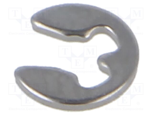 Circlip; stainless steel; Shaft dia: 2.3mm; BN 679; Øout: 6.3mm