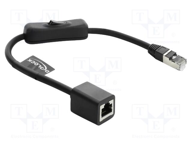 Extender Ethernet; F/UTP; Cat: 6; RJ45 socket,RJ45 plug; 0.3m