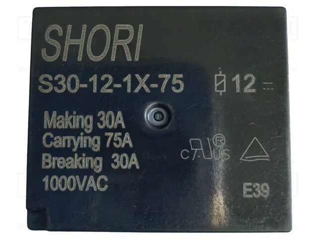 Relay: electromagnetic; SPST-NO + SPST-NC; Ucoil: 24VDC; S30; PCB