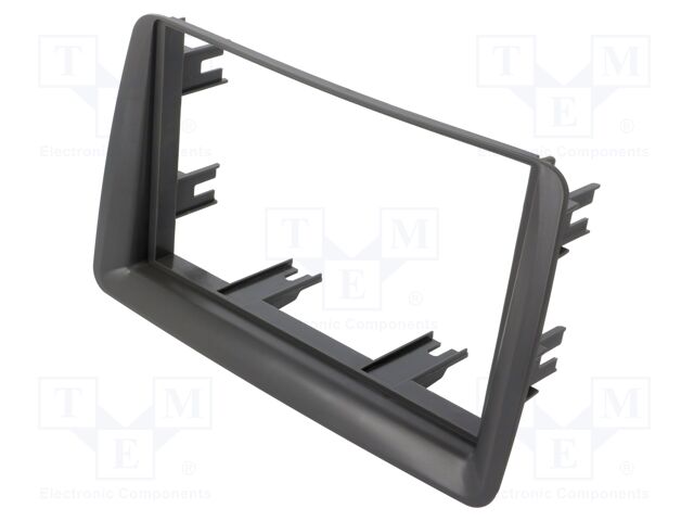 Radio frame; Fiat; 2 DIN; grey