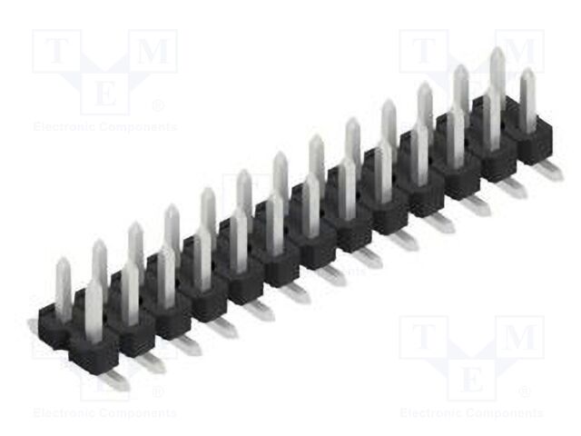 Connector: pin strips; pin header; male; PIN: 26; 2.54mm; SMT; 2x13