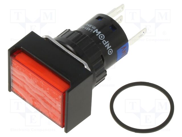 Switch: push-button; SPDT; 0.5A/220VAC; 0.1A/220VDC; ON-ON; IP40