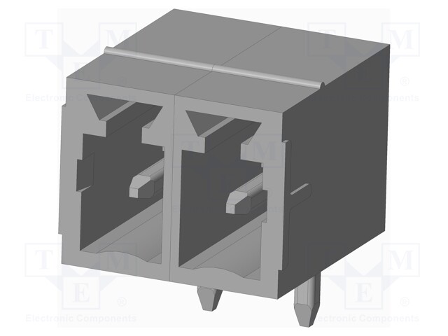 Connector: pluggable terminal block; socket; male; on PCBs