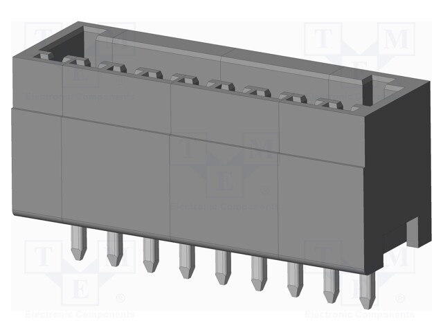 Connector: pluggable terminal block; socket; male; on PCBs