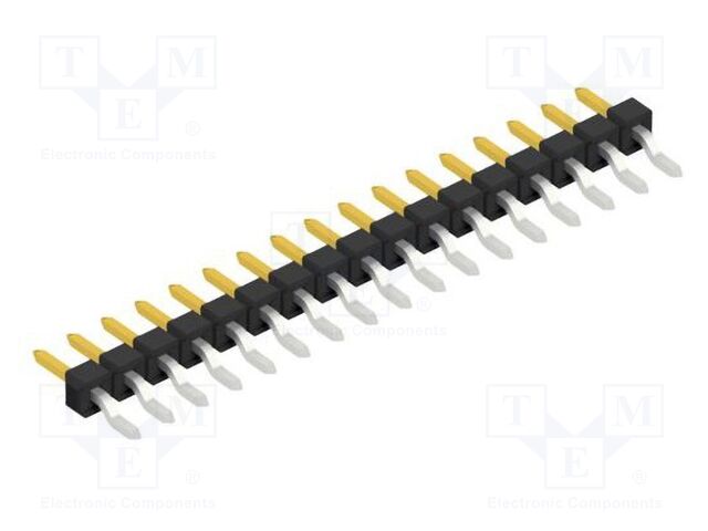 Connector: pin strips; pin header; male; PIN: 17; 2.54mm; SMT; 1x17