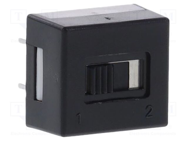 Switch: slide; Pos: 2; DPDT; 1A/30VDC; ON-ON; THT; Leads: for PCB