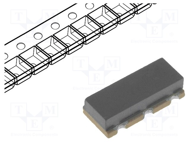 Resonator: ceramic; 2MHz; SMD; 7.4x3.4x1.8mm; ±0.5%