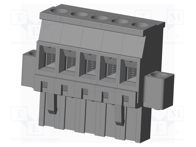 Connector: pluggable terminal block; plug; female; angled 90°