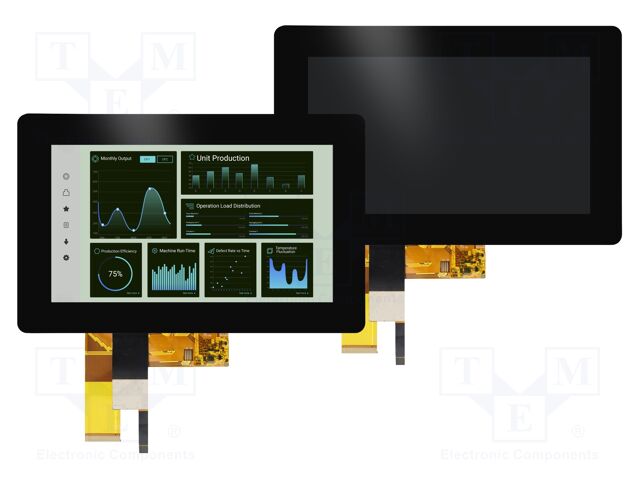 Display: TFT; 7"; 800x480; Illumin: LED; 164.9x100mm; RGB