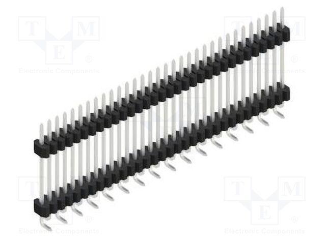 Connector: pin strips; pin header; male; PIN: 32; 1.27mm; SMT; 1x32