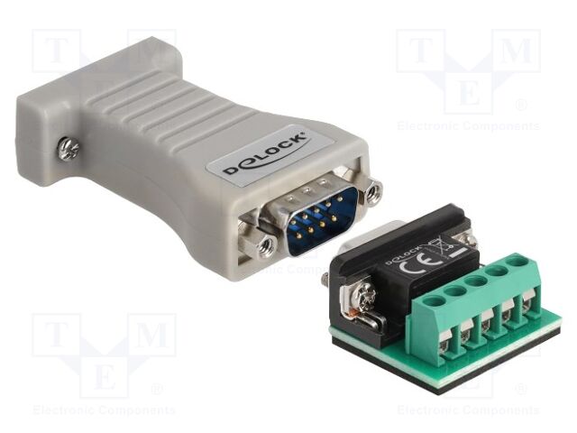 Adapter RS232-RS485; with protection; Plating: gold-plated