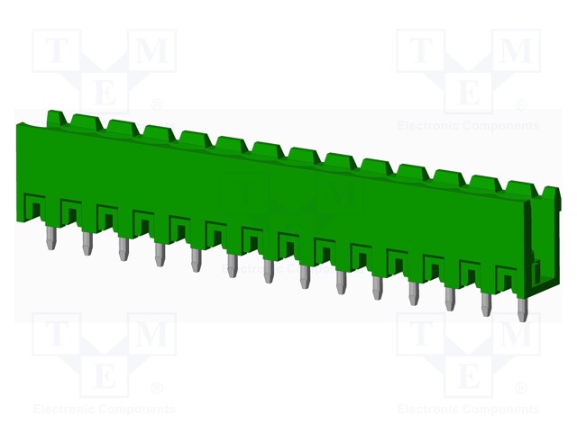 Connector: pluggable terminal block; socket; male; straight; THT