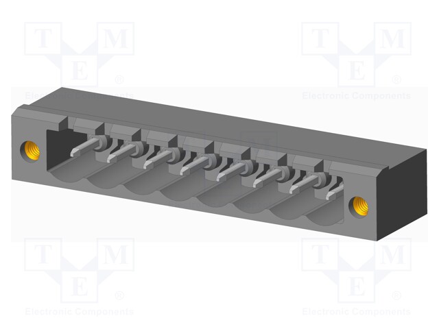 Connector: pluggable terminal block; socket; male; on PCBs