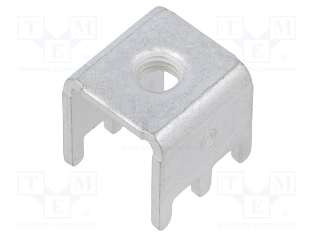Straight; Plating: tinned; THT,screw terminal; Contacts: copper
