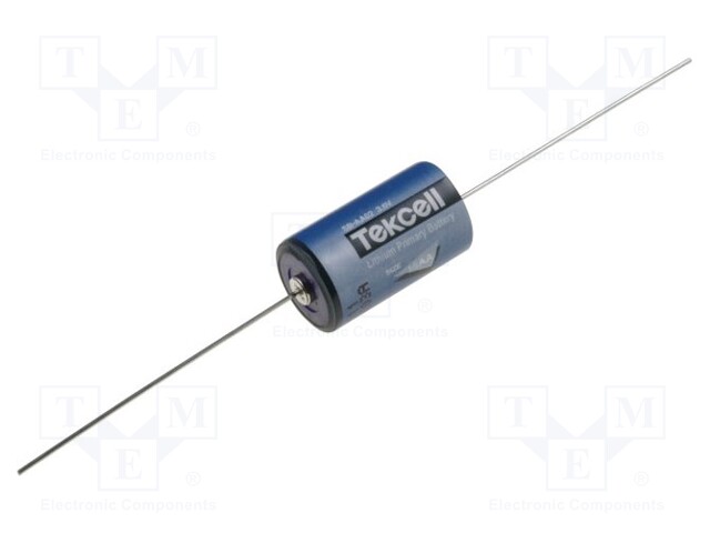 Battery: lithium; 3.6V; 1/2AA; axial; Ø14.3x24.6mm; 1200mAh