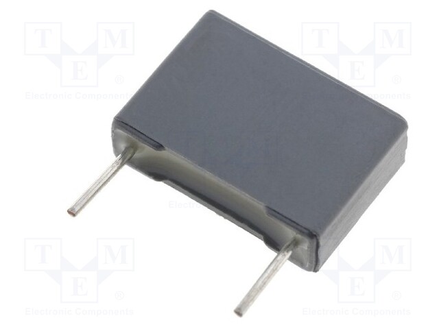 Capacitor: polypropylene; X2; 220nF; 22.5mm; ±10%; 26.5x6x15mm