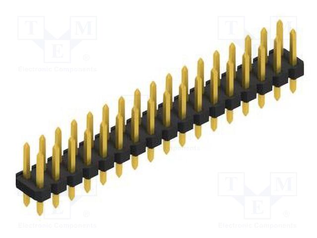 Connector: pin strips; pin header; male; PIN: 34; 2.54mm; THT; 2x17