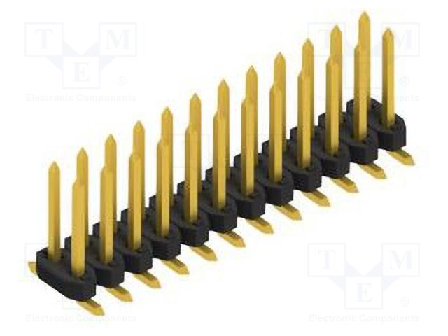 Connector: pin strips; pin header; male; PIN: 24; 2mm; SMT; 2x12