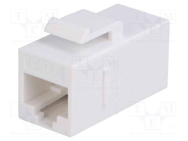 Socket; coupler; Cat: 6; unshielded,Keystone; Layout: 8p8c