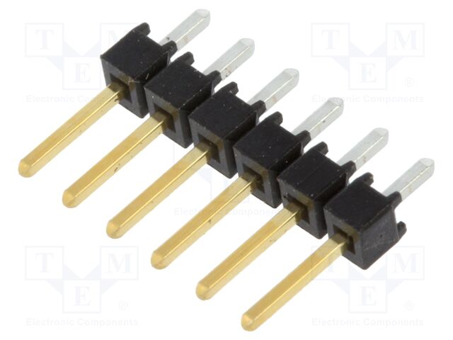 Connector: pin strips; pin header; male; PIN: 6; straight; 2.54mm