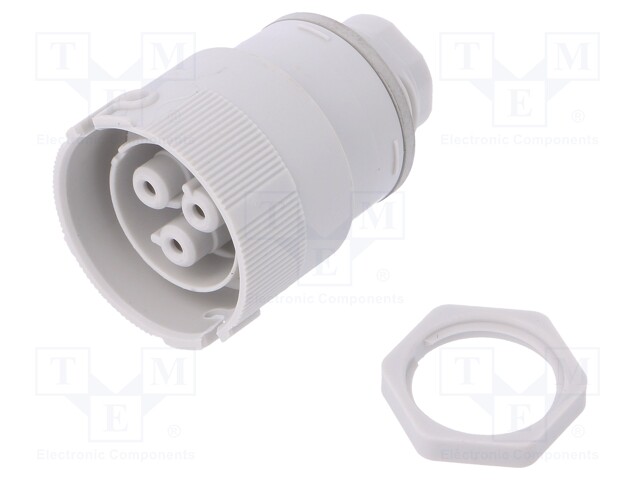 Connector: AC supply; push-in; female; 0.5÷2.5mm2; 16A; 250V; IP68