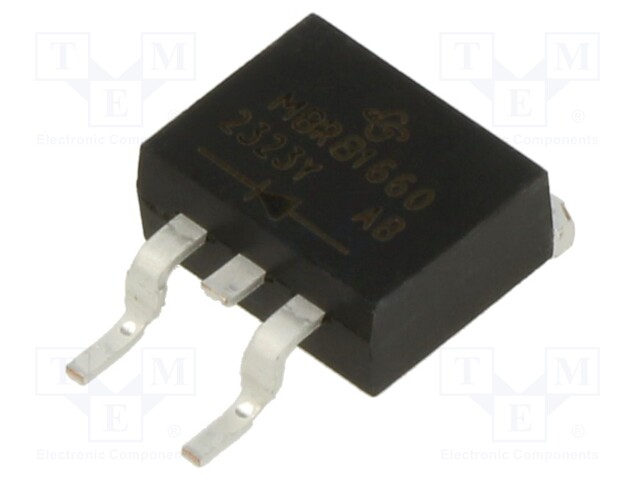 Diode: Schottky rectifying; SMD; 60V; 16A; D2PAK; reel,tape