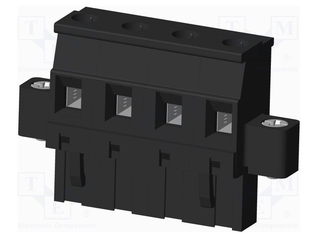 Connector: pluggable terminal block; plug; female; angled 90°