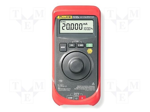 Calibrator; loop; VDC: 1m÷28V; I DC: 0,001m÷24mA