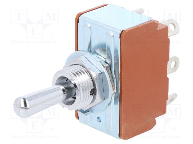 SWITCH, TOGGLE, DPDT, 20A, 250VAC